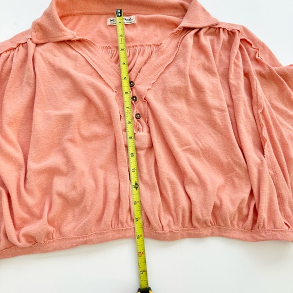 We The Free Darren Oversize Crop Top in Savannah Red - Picture 10 of 16